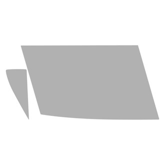 Vicrez® - Front Fixed and Front Roll-up, Driver Side Pre-Cut Roll-up Window Tint, 5% - Dark VLT