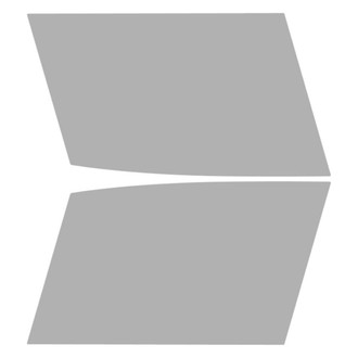 Vicrez® - Front Roll-ups, Driver and Passenger Side Pre-Cut Roll-up Window Tint, 50% - Light VLT