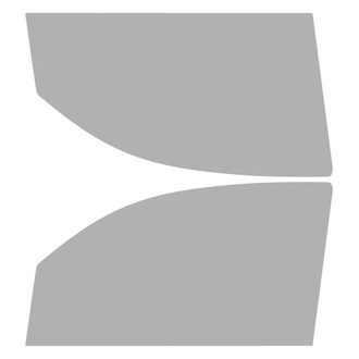 Vicrez® - Front Roll-ups, Driver and Passenger Side Pre-Cut Roll-up Window Tint, 50% - Light VLT