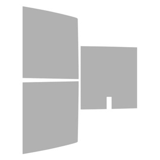 Vicrez® - Back Glass, 3 piece Slider Pre-Cut Window Tint, 50% - Light VLT