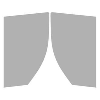 Vicrez® - Front Roll-ups, Driver and Passenger Side Pre-Cut Roll-up Window Tint, 5% - Dark VLT