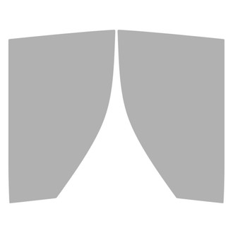 Vicrez® - Front Roll-ups, Driver and Passenger Side Pre-Cut Roll-up Window Tint, 5% - Dark VLT