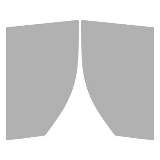 Vicrez® - Front Roll-ups, Driver and Passenger Side Pre-Cut Roll-up Window Tint, 50% - Light VLT