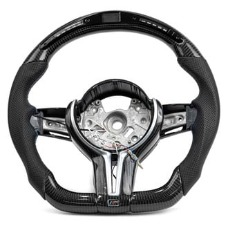 Vicrez® - M Performance Black Carbon Fiber Steering Wheel with LED Dash Display