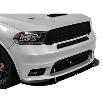 Vicrez® - VZ Style Gloss Black Front Bumper Splitter with Support Rods