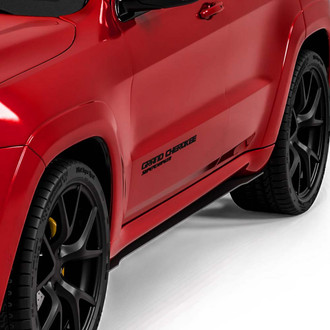 Vicrez® - VR1 Style Black Side Skirt Splitters