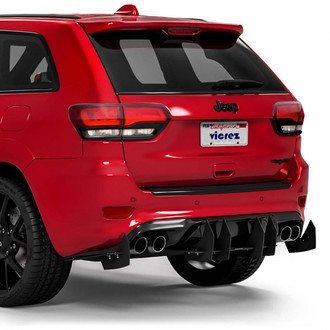 Vicrez® - VR2 Style Black Rear Diffuser