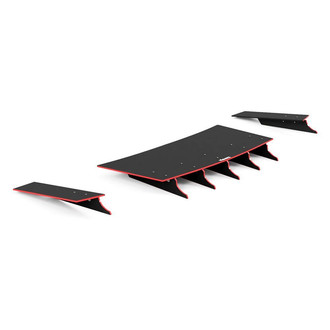 Vicrez® - Zonari VR5 Style Carbon Flash Metallic Rear Diffuser