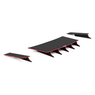 Vicrez® - Zonari VR5 Style Matte Black Rear Diffuser