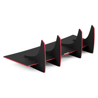 Vicrez® - Genali VR4 Style Matte Black Rear Diffuser