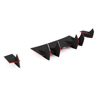 Vicrez® - Centa VR2 Style Matte Black Rear Diffuser