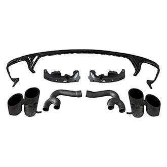 Vicrez® - SQ8 Style Rear Diffuser with Black Tips