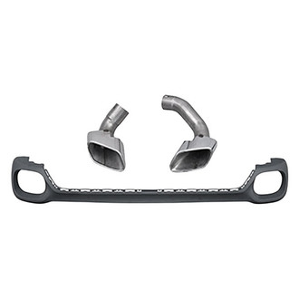 Vicrez® - X6 Style Square Tail Pipe Rear Diffuser