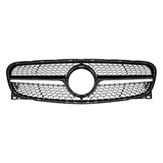 Vicrez® - Diamond Style Black Mesh Main Grille