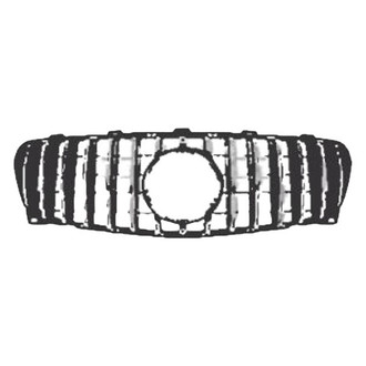 Vicrez® - GT Style Silver Mesh Main Grille