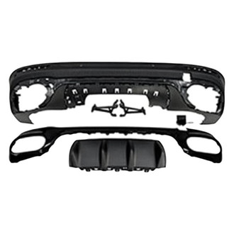 Vicrez® - GLB35 Style Rear Diffuser with Black Tips