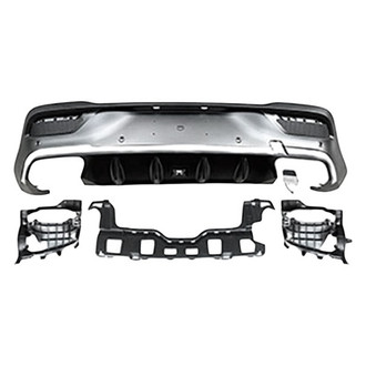 Vicrez® - GLE53 Coupe Style Rear Diffuser with Black Tips
