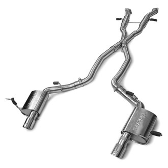 Vicrez® - EXG™ 304 SS Cat-Back Exhaust System with Split Rear Exit