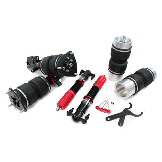 Vicrez® - 4.88" x 6.7" Front and Rear Monotube Adjustable Lowering Air Strut Kit