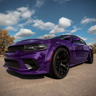 Vicrez® - Candy Paint 5' x 5' Purple Vinyl Car Wrap Film