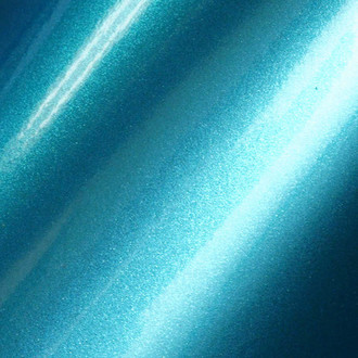 Vicrez® - 5' x 25' Chrome Light Blue Vinyl Car Wrap Film