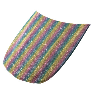 Vicrez® - 4' x 10' Glitter Rainbow Vinyl Car Wrap Film