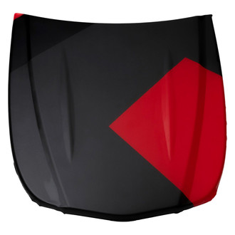Vicrez® - 5' x 3' Square Red Black Camo Vinyl Car Wrap Film