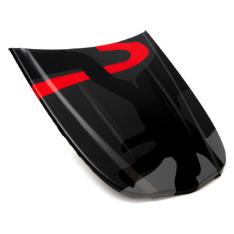 Vicrez® - 5' x 30' Red Black Camo Vinyl Car Wrap Film