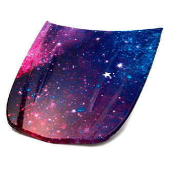 Vicrez® - 5' x 10' Pixelated Galaxy Vinyl Car Wrap Film