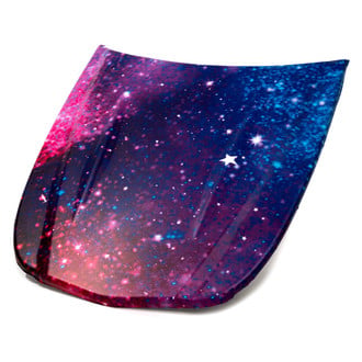 Vicrez® - 5' x 30' Pixelated Galaxy Vinyl Car Wrap Film