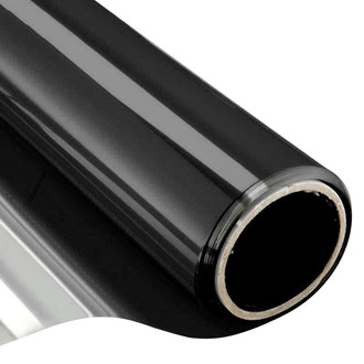 Vicrez® - 1' x 8' 8' 1' Dark Black Vinyl Headlight/ Taillight Tint, 0.25 VLT