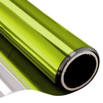 Vicrez® - 1' x 4' 4' 1' Fluorescent Yellow Vinyl Headlight/ Taillight Tint, 0.05 VLT