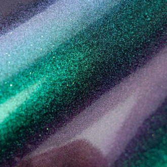 Vicrez® - Chameleon 5' x 15' Gloss Morph Green Purple Vinyl Car Wrap Film