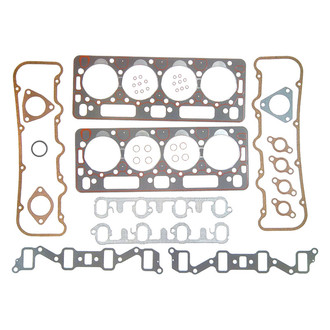 Mahle® - OEM Standard Solid Core Composite Heavy Duty Cylinder Head Gasket Set without Intake Manifold Gasket, Cylinder Head Bolts, Torque To Yield