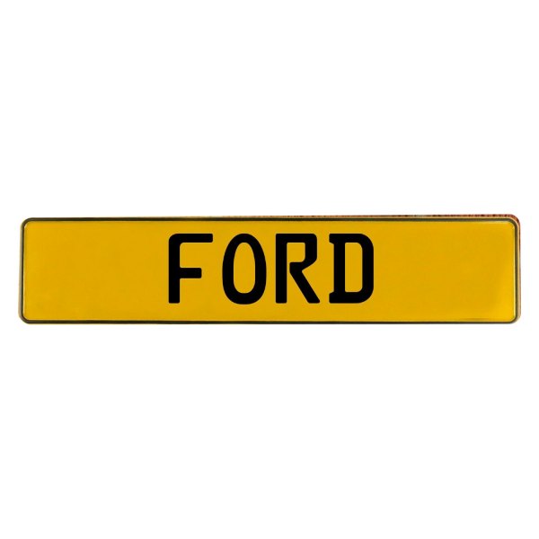 Vintage Parts® - Street Sign Mancave Euro License Plate Name Door Sign Wall with Ford Text