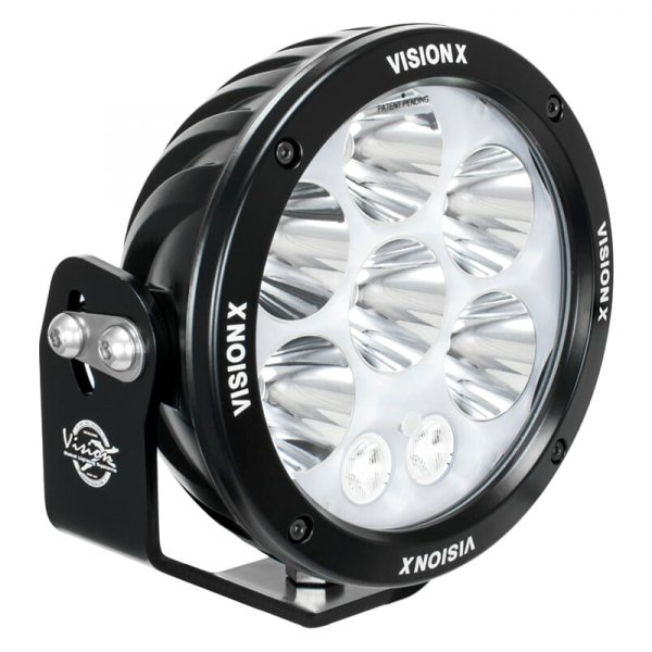 Vision X® - Cannon Series 6.7" 80W Round Flood and Spot Beam LED Light, with Halo