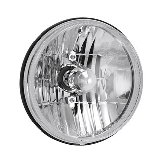 Vision X® - 5 3/4" Round Driver and Passenger Side Chrome Crystal Headlights
