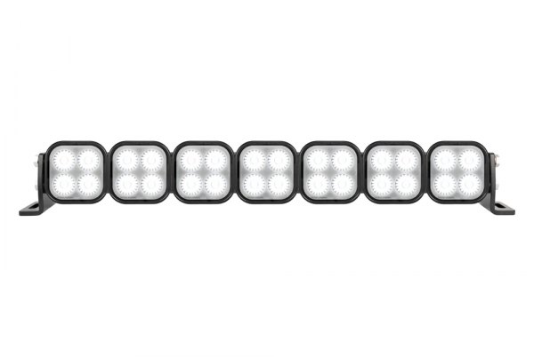 Vision X® - Unite Series Frosted 20" 140W Curved Dual Row Flood Beam LED Light Bar, Front View