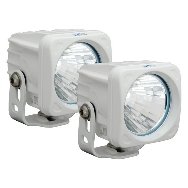 Vision X® - Optimus Series 3" 2x10W Square White Housing Medium Beam LED Lights