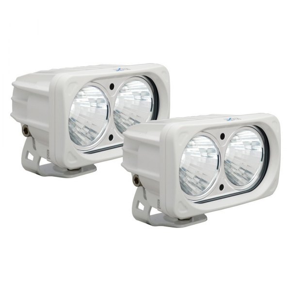 Vision X® - Optimus Series 5.83"x3.57" 2x20W White Housing Medium Beam LED Lights