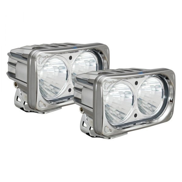 Vision X® - Optimus Series 5.83"x3.57" 2x20W Chrome Housing Medium Beam LED Lights