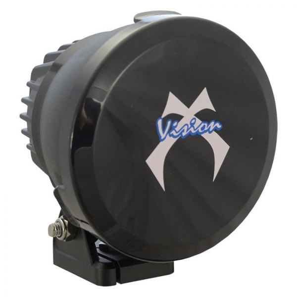 Vision X® - 4.5" Round Black Polycarbonate Light Cover with White Logo for Cannon Series