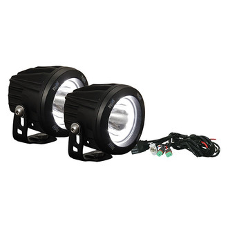 Vision X® - Optimus Series Halo 3.7" 2x10W Round Driving Beam LED Lights