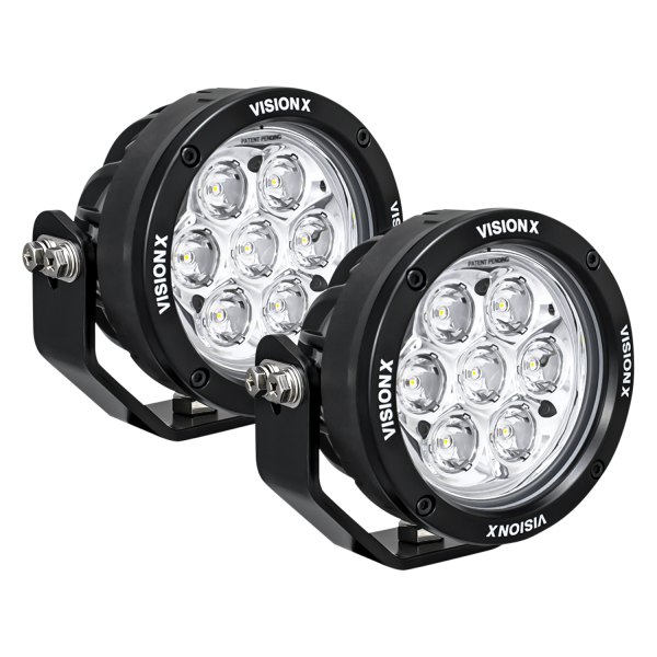 Vision X® - Cannon CG2 Multi 4.7" 2x49W Round Driving Beam LED Lights