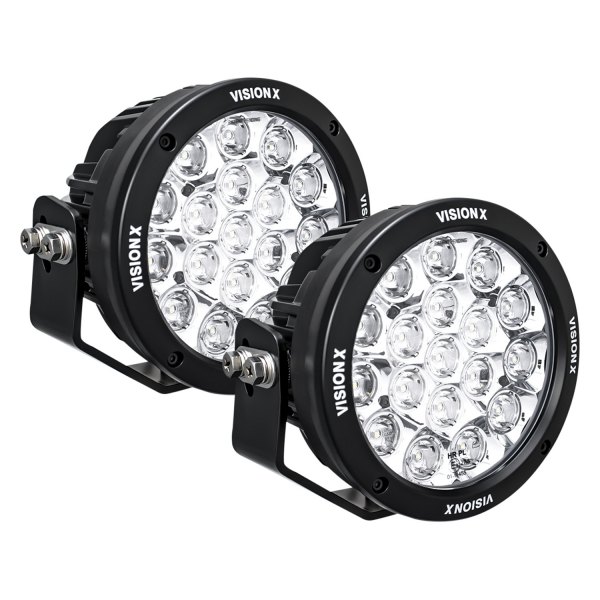 Vision X® - Cannon CG2 Multi 6.7" 2x126W Round Driving Beam LED Lights