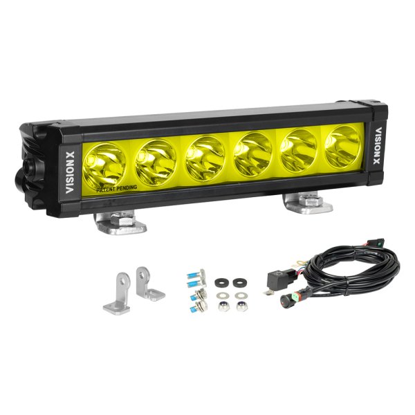Vision X® - XPL Halo Selective Yellow 9.41" 30W Spot Beam LED Light Bar, Full Set