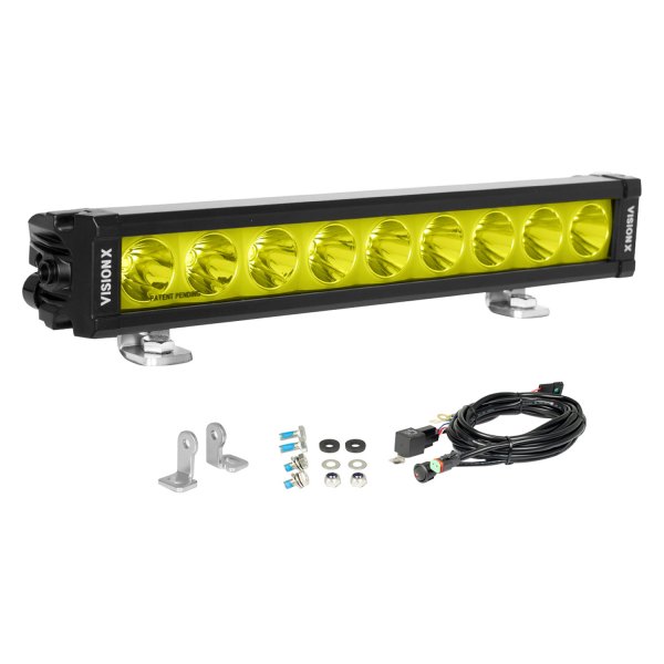 Vision X® - XPL Halo Selective Yellow 13.19" 45W Spot Beam LED Light Bar, Full Set