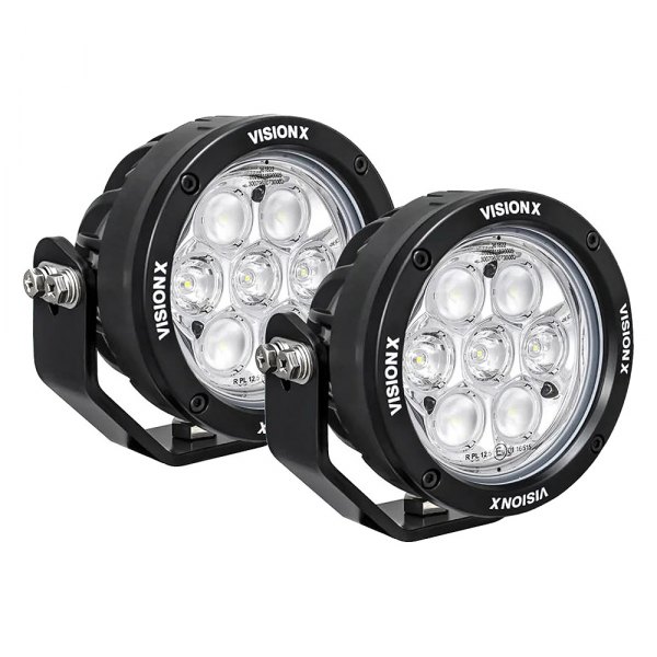 Vision X® - Cannon CG2 Multi SAE 4.7" 2x35W Round Mixed Beam LED Lights