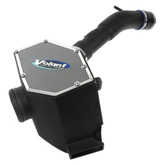 Volant® - Plastic Black Cold Air Intake System with Pro 5 Blue Filter