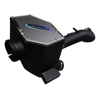 Volant® - Plastic Black Cold Air Intake System with Pro 5 Blue Filter